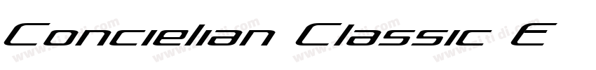Concielian Classic C字体转换